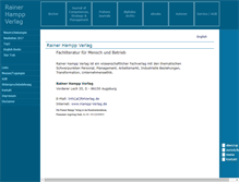 Tablet Screenshot of hampp-verlag.com